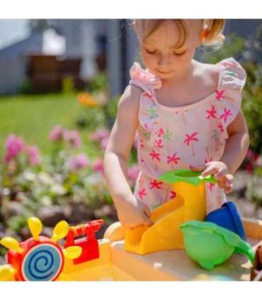 WOOPIE водный столик 2 в 1 и песочница — XL пиратский корабль с машинкой для мыльных пузырей