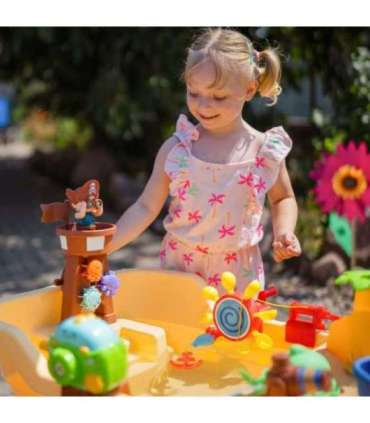 WOOPIE 2-ühes veelaud ja liivakast — XL piraadilaev mullimasinaga