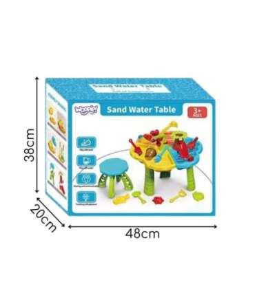 WOOPIE 2-ühes veemängulaud koos tooliga ja liivakast