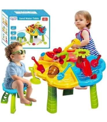 WOOPIE 2-ühes veemängulaud koos tooliga ja liivakast