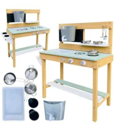 AXI suur puidust köök - mäng veega ja liivaga