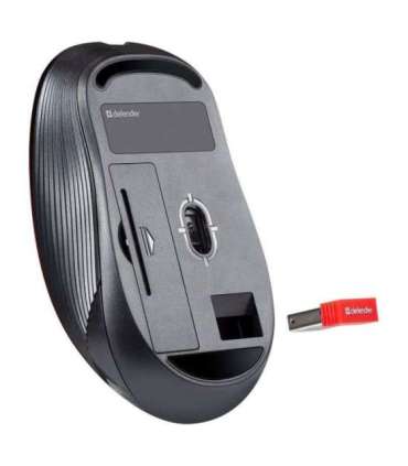 MOUSE DEFENDER GASSA MM-105 RF SILENT RED