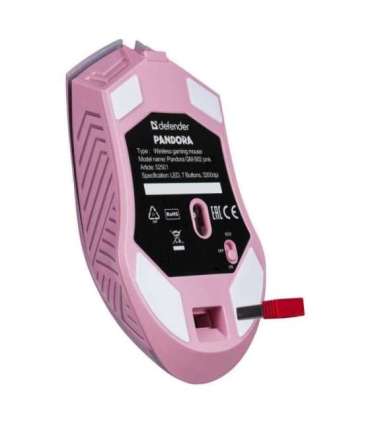 WIRELESS MOUSE DEFENDER PANDORA RF PINK 3200dpi 7P