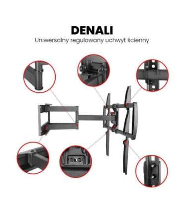 Montis Uchwyt TV „DENALI” 37"- 105" MT162 2.67 m (105") Black