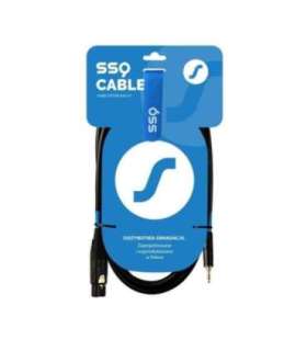 SSQ XLRMi0,5 - XLR female - Jack stereo 3,5 mm cable , 0,5 m