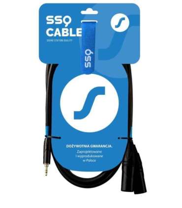 SSQ MIXLR3 - Cable Jack Stereo 3,5 mm - 2x XLR 3 m