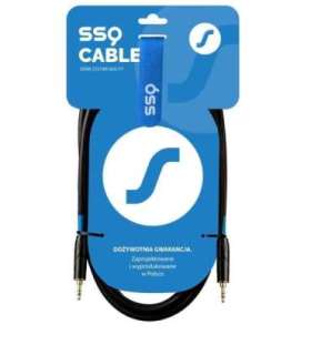SSQ MIMI2 SS-1425 Cable Mini Jack Stereo 3,5 mm - Mini Jack Stereo 3,5 mm 2 m Black