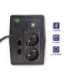 Qoltec Monolith uninterruptible power supply (UPS) Double-conversion (Online) 0.45 kVA 240 W 2 AC outlet(s)