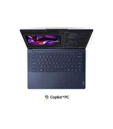 Lenovo Yoga 7 14Q8X9 Cosmic Blue 14.5 " OLED Touchscreen 3K 2944 x 1840 pixels Glossy Snapdragon X Elite