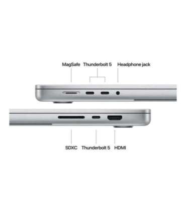 Apple MacBook Pro Silver 16 " 3456 x 2234 pixels Apple M4 Max 36 GB Solid-state drive capacity 1000 GB |