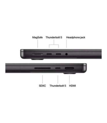 Apple MacBook Pro Space Black 14 " 3024 x 1964 pixels Apple M4 Pro 24 GB Solid-state drive capacity 512 GB