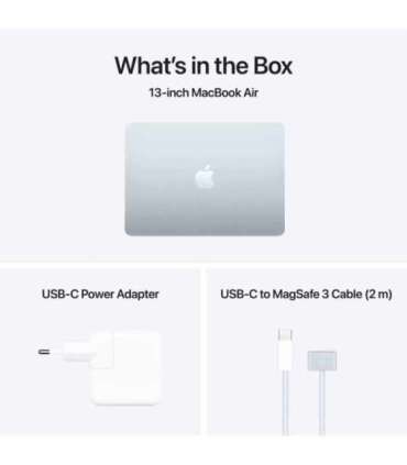 Apple MacBook Air Sky Blue 13 " IPS 2560 x 1664 pixels Apple M4 16 GB Solid-state drive capacity 256 GB