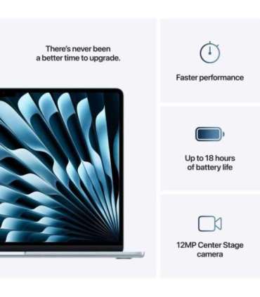 Apple MacBook Air Sky Blue 15 " Apple M4 24 GB Solid-state drive capacity 512 GB Apple M4 chip 10-core