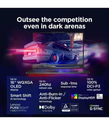 Lenovo Legion Pro 7 16IAX10H Eclipse Black 16 " OLED WQXGA 2560 x 1600 pixels Intel Core Ultra 9 275HX |