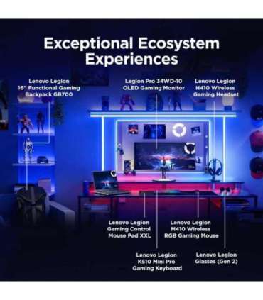 Lenovo Legion Pro 5 16IAX10 Eclipse Black 16 " OLED WQXGA 2560 x 1600 pixels Glossy Intel Core Ultra 7 |