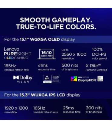 Lenovo Legion 5 15IRX10 15.1 WQXGA i7-13650HX/32GB/1TB/NVIDIA GF RTX 5060 8GB/WIN11 Home/Nordic Backlit kbd/2Y Warranty