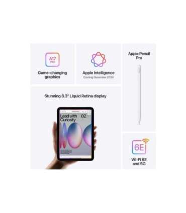 Apple iPad Mini (A17 Pro) Wi-Fi + Cellular 128GB Starlight Apple