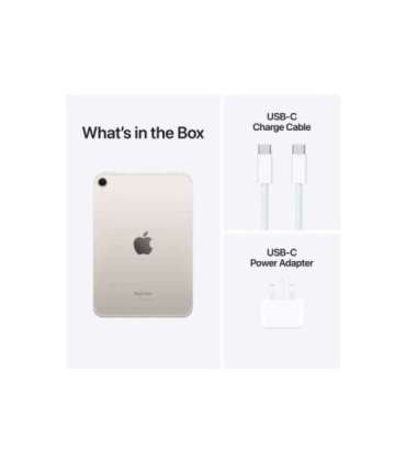 Apple iPad Mini (A17 Pro) Wi-Fi + Cellular 128GB Starlight Apple