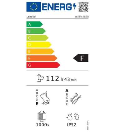 Lenovo Idea Tab Pro (without power adapter) TB373FU 12.7 " Luna Grey LTPS 2944 x 1840 pixels MediaTek |