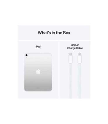 Apple iPad 11 " Silver Liquid Retina 2360 x 1640 pixels 256 GB Wi-Fi Bluetooth 5.3 iOS Warranty 12