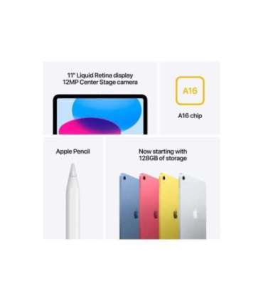 Apple iPad 11" A16 Wi-Fi 256GB - Blue Apple