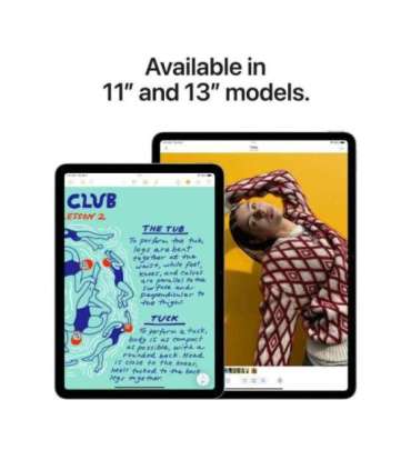 Apple iPad Air 13 " Blue Liquid Retina Apple M3 256 GB Wi-Fi Bluetooth 5.3 iOS Warranty 12 month(s)