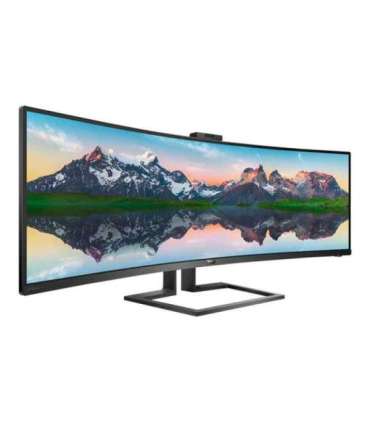 Philips SuperWide curved LCD display 499P9H/00 48.8 " VA Dual QHD 32:9 70 Hz 5 ms 5120 x 1440 pixels |