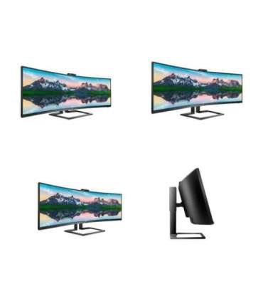 Philips SuperWide curved LCD display 499P9H/00 48.8 " VA Dual QHD 32:9 70 Hz 5 ms 5120 x 1440 pixels |