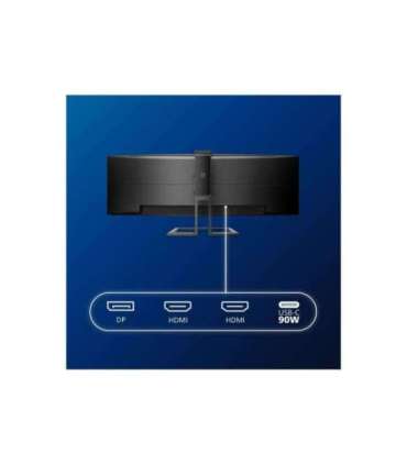 Philips SuperWide curved LCD display 499P9H/00 48.8 " VA Dual QHD 32:9 70 Hz 5 ms 5120 x 1440 pixels |