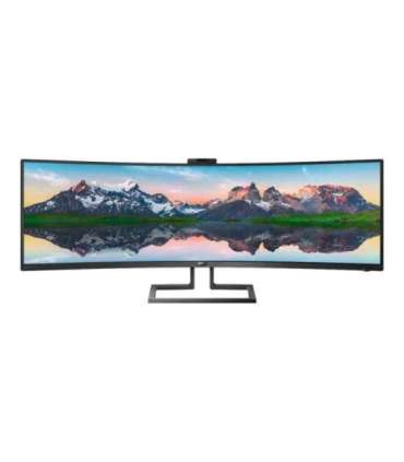 Philips SuperWide curved LCD display 499P9H/00 48.8 " VA Dual QHD 32:9 70 Hz 5 ms 5120 x 1440 pixels |