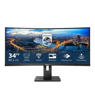 Philips Curved UltraWide 345B1C 34  " VA WQHD 21:9 100 Hz 5 ms 3440 x 1440 300   cd/m² HDMI ports