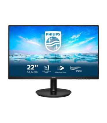 Philips LCD monitor 222V8LA/00 21.5 inch (54.6 cm) " VA FHD 16:9 75 Hz 4 ms 1920 x 1080 pixels 250