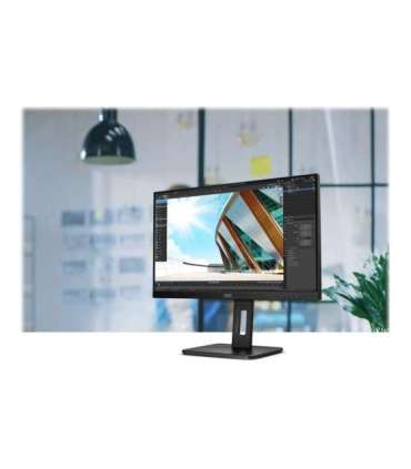 AOC Q24P2Q 23.8 " IPS QHD 16:9 75 Hz 4 ms 2560 x 1440 250 cd/m² Headphone out (3.5mm) HDMI ports