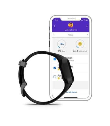 Garmin Vivofit Jr. 3 MIP Wristband activity tracker 1.4 cm (0.55") Black