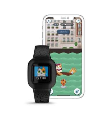 Garmin Vivofit Jr. 3 MIP Wristband activity tracker 1.4 cm (0.55") Black