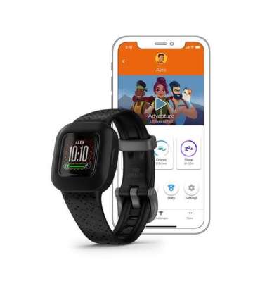 Garmin Vivofit Jr. 3 MIP Wristband activity tracker 1.4 cm (0.55") Black