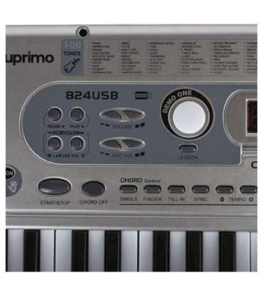 SUPRIMO 824 USB - keyboard with microphone for learning to play, designed for children