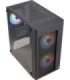 Aerocool HEXFORMBKV2 Micro ATX PC Case 3 Fans FRGB Black