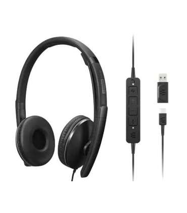 Lenovo 4XD1M45627 headphones/headset Wired Head-band USB Type-C Black