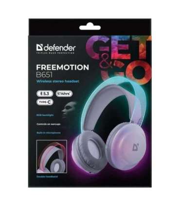 HEADPHONES DEFENDER BLUETOOTH FREEMOTION B651