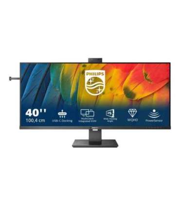 Philips Business Monitor 40B1U5601H/00 40 " IPS 21:9 100 Hz 4 ms 3440 x 1440 pixels 300 cd/m² Black