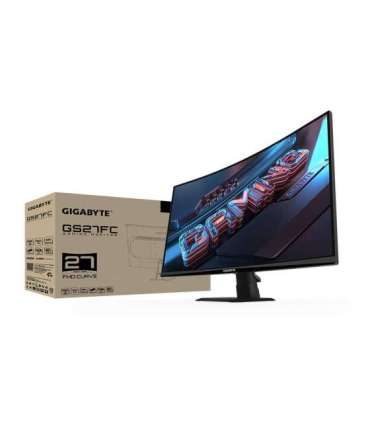 Gigabyte Gaming Monitor GS27FC EU 27 " VA 180 Hz 1 ms 250 cd/m² HDMI ports quantity 2