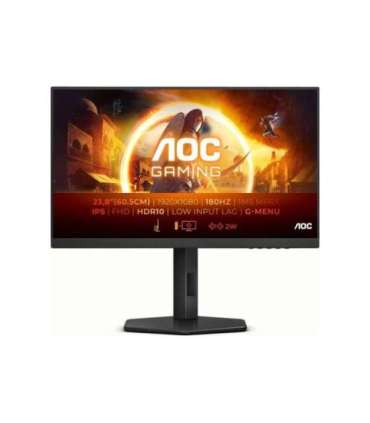 AOC Monitor 24G4X 23.8 " IPS 16:9 180 Hz 1 ms 1920 x 1080 pixels 300 cd/m² HDMI ports quantity 2