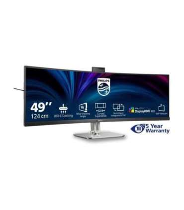 Philips 49B2U5900CH/00 48.8 " VA 32:9 75 Hz 4 ms 5120 x 1440 pixels 450 cd/m² HDMI ports quantity 2