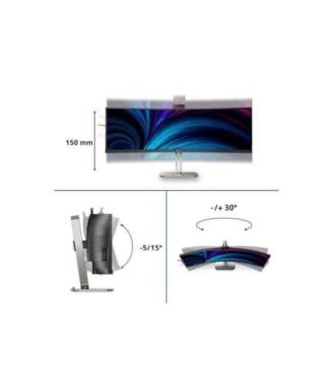 Philips 49B2U5900CH/00 48.8 " VA 32:9 75 Hz 4 ms 5120 x 1440 pixels 450 cd/m² HDMI ports quantity 2