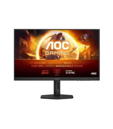 AOC Q27G4XF 27 " IPS 16:9 180 Hz 1 ms 2560 x 1440 pixels 300 cd/m² HDMI ports quantity 1 Black |