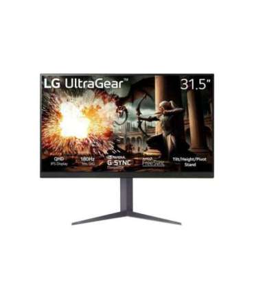 LG 32GS75Q-B 32 " IPS 16:9 180 Hz 1 ms 2560 x 1440 pixels 400 cd/m² HDMI ports quantity 2