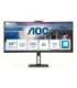 AOC CU34V5CW/BK 34 " VA 21:9 100 Hz 4 ms 3440 x 1440 pixels HDMI ports quantity 1