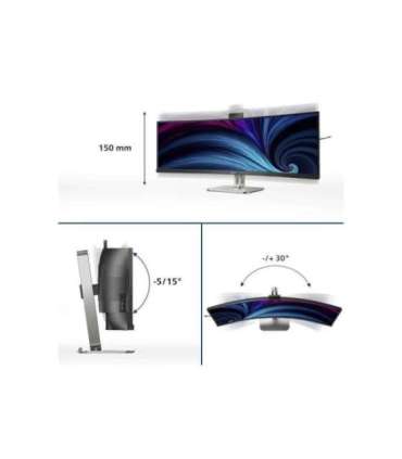 Philips 49B2U6903CH/00 49 " VA Dual QHD 32:9 100 Hz 4 ms 5120 x 1440 pixels 450 cd/m² HDMI ports