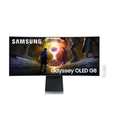 Samsung LS34DG850SUXDU 34 " OLED 21:9 175 Hz 0.03 ms 3440 x 1440 pixels HDMI ports quantity 2 Silver